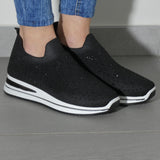 Silvia - Strasszos Sportcipő