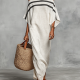 Aveline | Off-Shoulder Maxi Ruha – Batwing Ujjakkal