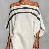 Aveline | Váll Nélküli Maxi Ruha – Batwing Ujjakkal